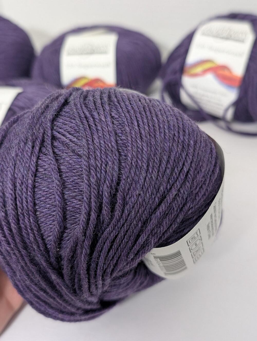 Cascade 220 Superwash Mystic Purple Yarn Color 1948 Lot of 5 Skeins Wool